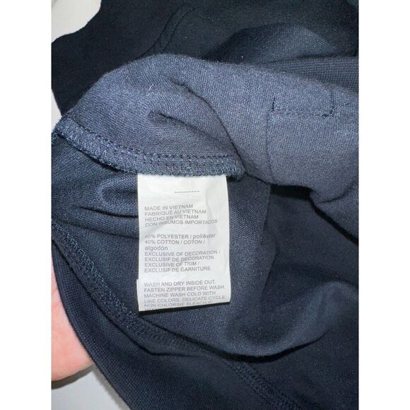 Men’s Original Penguin Full Zip Sweater Blue Red White XL Retro Track Jacket - Picture 5 of 8